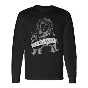 変態アニメ仙界 変態 あえがお 和風 長袖Tシャツ - Kawaiitshirt