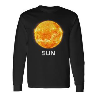 太陽系 惑星 太陽 宇宙 長袖Tシャツ - Kawaiitshirt