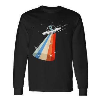 宇宙人誘引ufo 地球外飛行スペース エイリアン 長袖Tシャツ - Kawaiitshirt