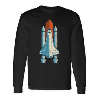 宇宙飛行士 スペースクラフト 宇宙旅行 スペースシャトル 長袖Tシャツ - Kawaiitshirt