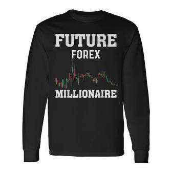 将来のfx億万長者トレーダー 長袖Tシャツ - Kawaiitshirt