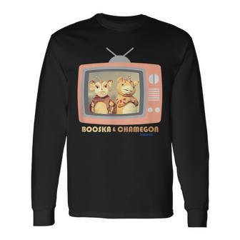 快獣ブースカシリーズ Tvレトロ04 長袖Tシャツ - Kawaiitshirt