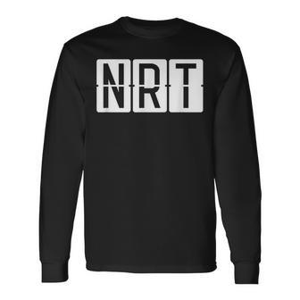 成田国際空港 東京都 Nrt 長袖Tシャツ - Kawaiitshirt