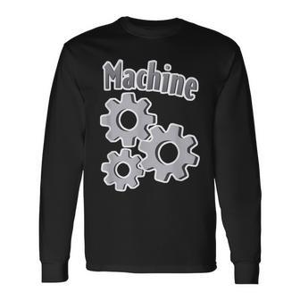 歯車機 長袖Tシャツ - Kawaiitshirt