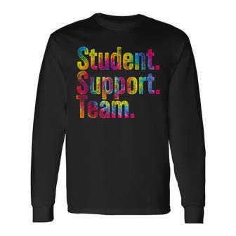 特別支援教員感謝学生支援チーム 長袖Tシャツ - Kawaiitshirt