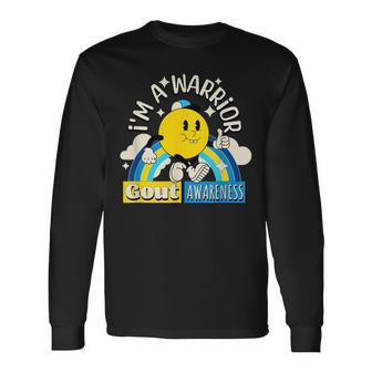 痛風戦士 関節炎 痛風啓発 長袖Tシャツ - Kawaiitshirt