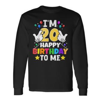 私は20歳です。お誕生日おめでとう、面白い20歳の誕生日 長袖Tシャツ - Kawaiitshirt