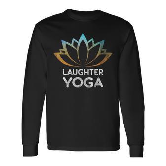 笑いヨガ笑う 長袖Tシャツ - Kawaiitshirt