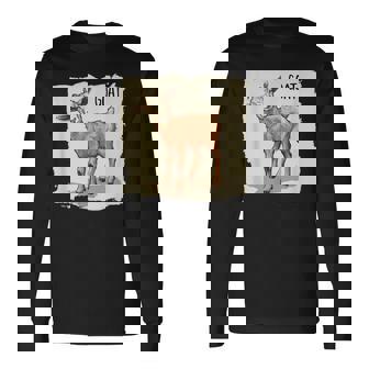 素敵な若いヤギの動物服。 長袖Tシャツ - Kawaiitshirt