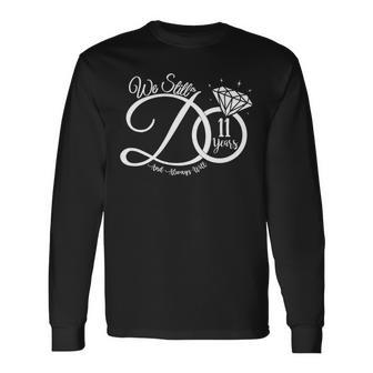 結婚11周年 Wetill Do 11歳 カップル 長袖tシャツ 長袖Tシャツ - Kawaiitshirt