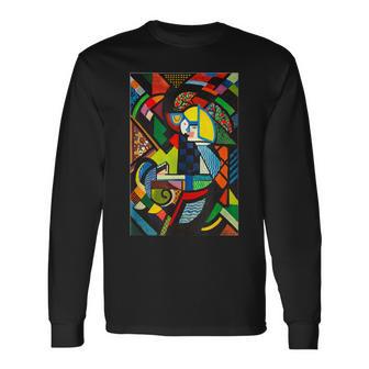 美術 絵画 名作アート ポスター メンズ レディース 面白い 服 長袖Tシャツ - Kawaiitshirt