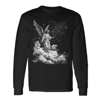 聖なる天使 シェムハメフォラッシュ ラファエル 長袖Tシャツ - Kawaiitshirt
