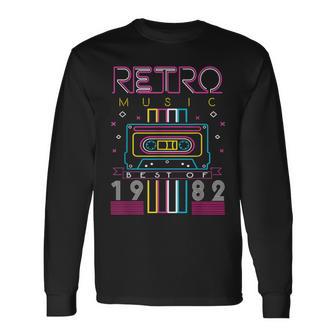 誕生日 1982年 誕生日 1982年 男性 1982年 1982年生まれ 長袖Tシャツ - Kawaiitshirt
