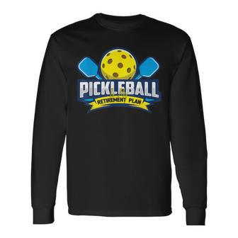 退職ピックルボール アパレル ピックルボール 長袖Tシャツ - Kawaiitshirt