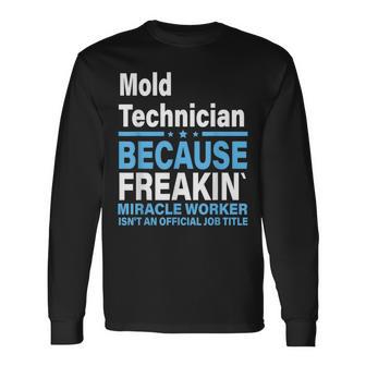 金型技術者 長袖Tシャツ - Kawaiitshirt