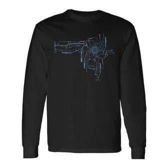 電気エンジニア コンピュータ Cpuコア回路基板 長袖Tシャツ - Kawaiitshirt