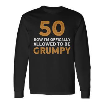 面白い50歳の誕生日プレゼント-50歳の誕生日 長袖Tシャツ - Kawaiitshirt