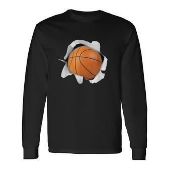 面白いtシャツ バスケットボール おもしろ 服 ネタ メンズ バスケ部 おもしろグッズ 大人 子供 長袖Tシャツ - Kawaiitshirt
