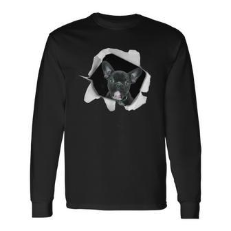 面白いtシャツ フレンチブルドッグ 犬 イヌ わんこ メンズ 犬好き グッズ かわいい 面白い 服 ネタ 長袖Tシャツ - Kawaiitshirt