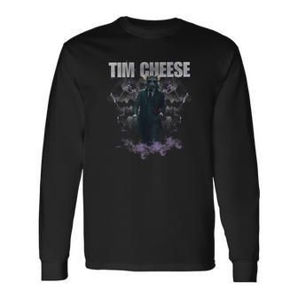 面白い海賊版サイモン・クロー、ティム・チーズはトレンディなミームを知っている 長袖Tシャツ - Kawaiitshirt