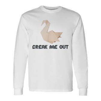 Break Me Out Of This Prison 折り紙 長袖Tシャツ - Kawaiitshirt