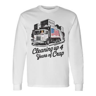 Donald Trump Cleanup Partidario Republicano De Trump Camiseta de manga larga - Regaloses