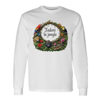 Enfant J'adore La Jungle Animauxauvages Réalistes T-shirt à manches longues - Cadeauxyz