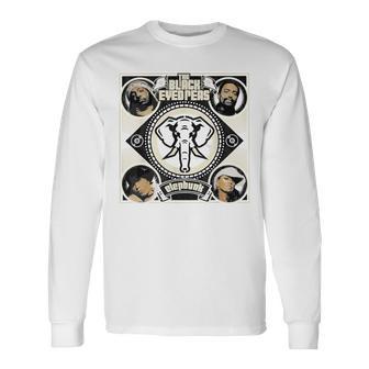 Eyed Peas エレファンクアルバム 長袖Tシャツ - Kawaiitshirt