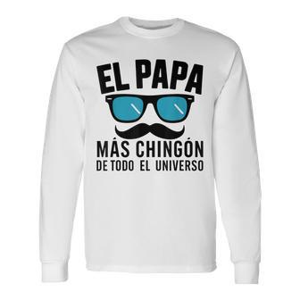 Feliz Dia Papa Camiseta Regalos Para Papa Long Sleeve T-Shirt - Thegiftio UK