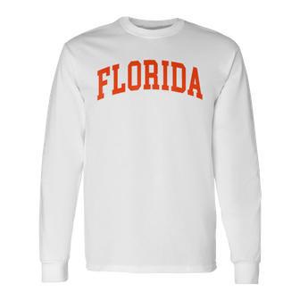 Florida Throwback Classic Long Sleeve T-Shirt - Thegiftio UK