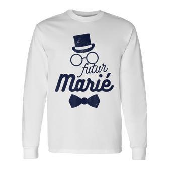 Futur Marié Humour Evg Enterrement Deie De Garçon T-shirt à manches longues - Cadeauxyz