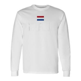 Gezellig Dutch Netherlands Long Sleeve T-Shirt - Thegiftio UK