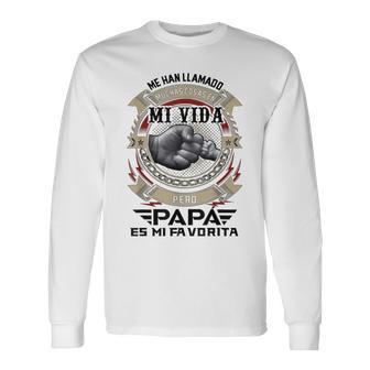 Dad Father's Day Phrases Long Sleeve T-Shirt - Thegiftio UK