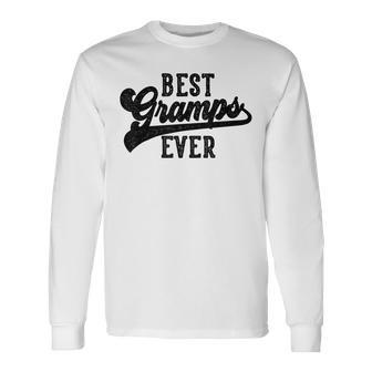 Gramps From Grandkids Best Gramps Ever Father's Day Long Sleeve T-Shirt - Thegiftio UK