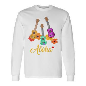 Instrument De Musique Ukulele Cadeau T-shirt à manches longues - Cadeauxyz