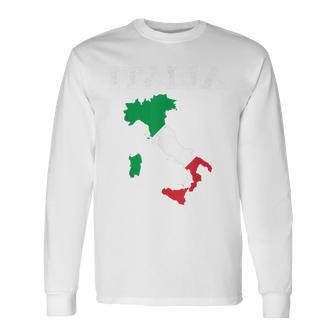 Italy National Pride 長袖Tシャツ - Kawaiitshirt