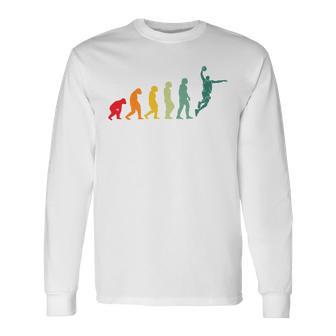 Je Peux Pas J'ai Basket Évolution Joueur De Basket Cadeau Haut De Gamme T-shirt à manches longues - Cadeauxyz