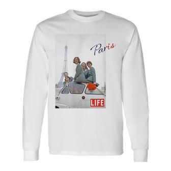 Life Picture Collection トラベル（９） エッフェル塔 ／ フランス ／ パリ 長袖Tシャツ - Kawaiitshirt