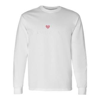 I Love Jambalaya おもしろ文字 食べ物愛好家に最適 スープ ユーモア 長袖Tシャツ - Kawaiitshirt