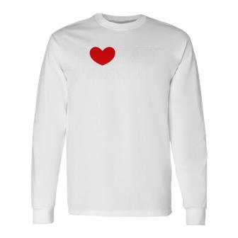 I Love My Principal I Heart My Principal Tri-Blend Long Sleeve T-Shirt - Thegiftio UK