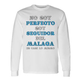 Malaga Futbol Hombre Divertido Idea Regaloeguidor Camiseta de manga larga - Regaloses