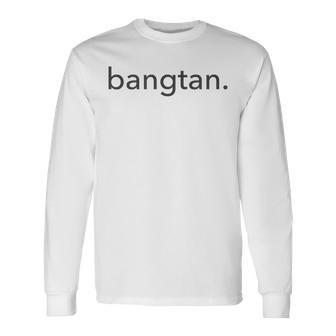 Minimalistic Bangtan Minimal Long Sleeve T-Shirt - Thegiftio UK
