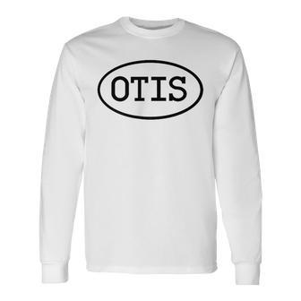 Otis Air Force Base Cape Militaire Avec Poche Ovale T-shirt à manches longues - Cadeauxyz
