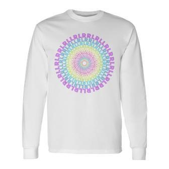 Paradiddleariations ドラム 原始スパイラル Rlrr Lrll ドラマー 長袖Tシャツ - Kawaiitshirt