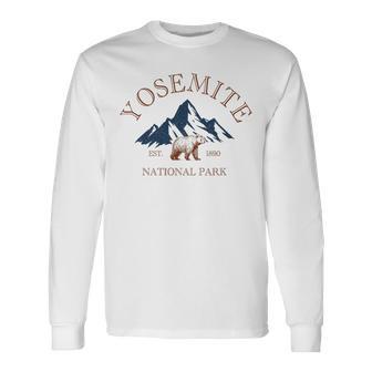 Parque Nacional Yosemite California Oso Amante De La Camiseta de manga larga - Regaloses