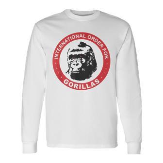 Real Genius International Order Of Gorillas Long Sleeve T-Shirt - Thegiftio UK