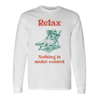 Relax Labrador Dog Owner Graphic 長袖Tシャツ - Kawaiitshirt