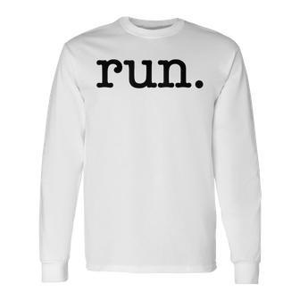 Runner Running Track And Field Long Sleeve T-Shirt - Thegiftio UK