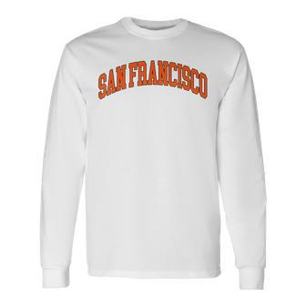 San Francisco Throwback Classic Long Sleeve T-Shirt - Thegiftio