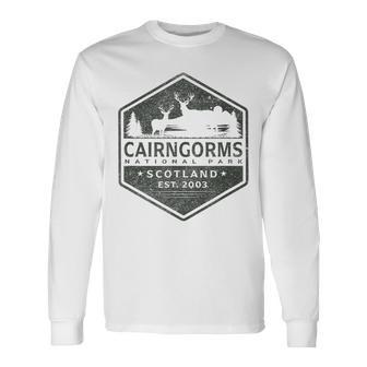 Scottish Outdoors Parque Nacional Munros Cairngorms Escocia Camiseta de manga larga - Regaloses